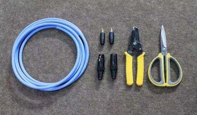 自己动手DIY平衡音频信号线、低音炮线（卡农XLR插头）